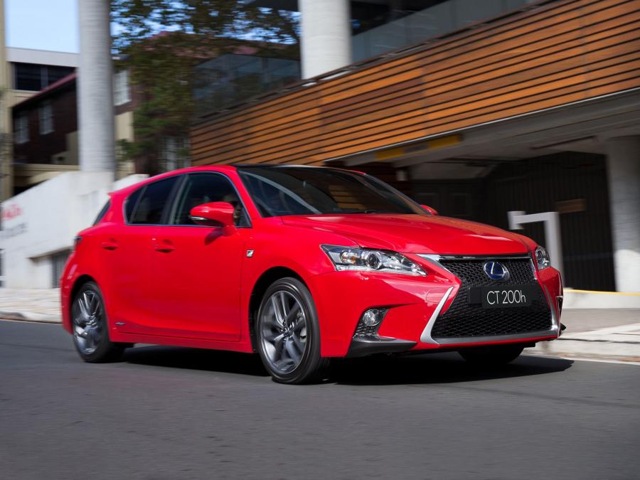  Lexus CT200h F-Sport 2014 года  (AU) (фото 11 из 13)